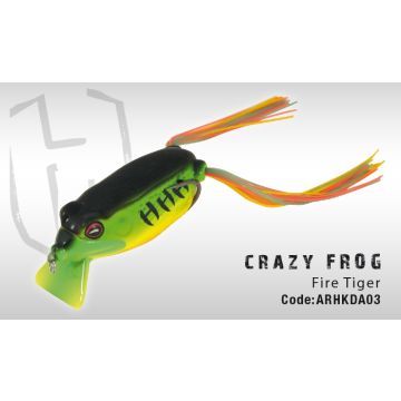 Broasca Colmic Herakles Crazy Frog 6.5cm 13g Black Impact