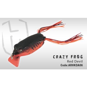 Broasca Colmic Herakles Crazy Frog 6.5cm 13g Red Devil