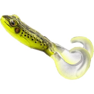Broasca Live Target Freestyle Frog, Fire Tip Chartreuse, 7.5cm, 2buc/plic