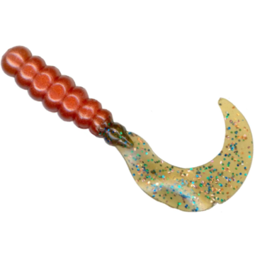 Grub Slider Crazy Tail 2", Brown Crawdad, 5cm, 15buc/plic
