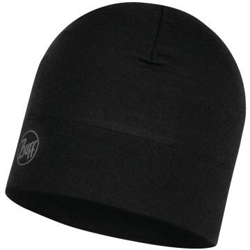 Caciula Buff Heavy Merino, Solid Black, 22x26cm
