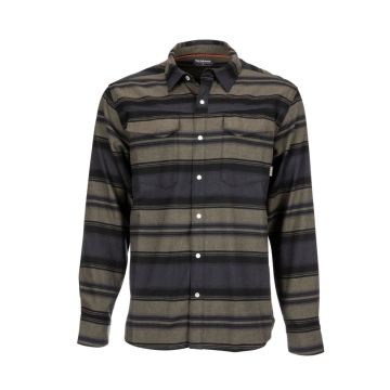 Camasa Simms Gallatin Flannel Shirt Carbon Stripe