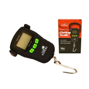 Cantar Digital Carp Expert cu Termometru si Ruleta, 50kg