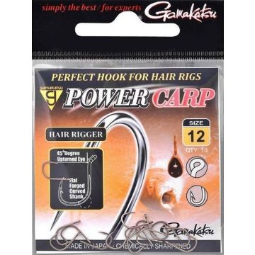Carlig Gamakatsu Power Carp Hair Rigger, 10buc/plic