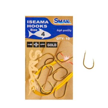 Carlige Smax Iseama Gold, 10buc/plic