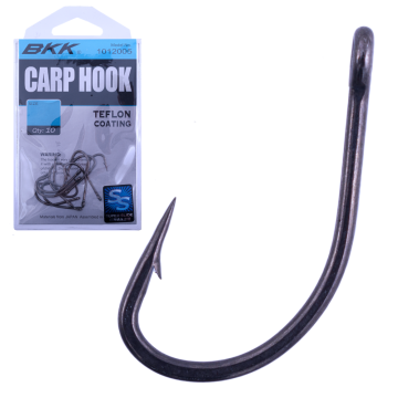 Carlige BKK Carp Hook Super Slide, 10buc/plic