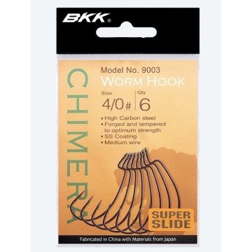 Carlige BKK Chimera Wide Gap Worm Hook Super Slide Coating