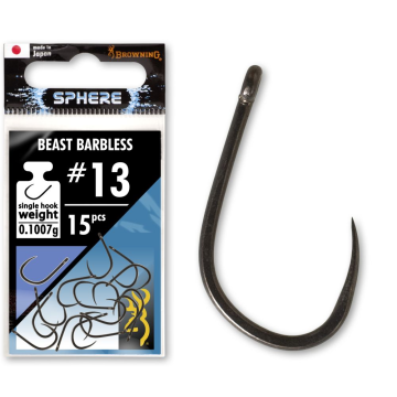 Carlige Browning Sphere Beast Barbless, 15buc/plic