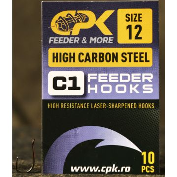 Carlige CPK C1 Feeder Hooks, 10buc/plic