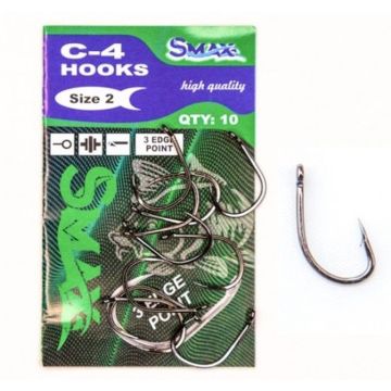 Carlige Crap Smax C4 Hooks, 10buc/plic