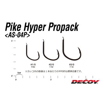 Carlige Decoy AS-04P Pike Hyper Pro Pack