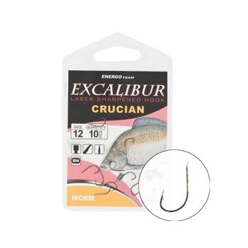 Carlige EnergoTeam Excalibur Crucian Worm NS 10buc/plic