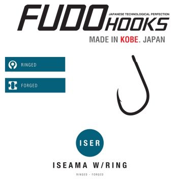 Carlige Fudo Iseama W/Ring Teflonate TF-3007
