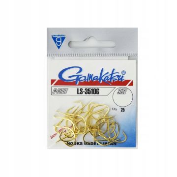 Carlige Gamakatsu LS-3510G, Gold, 25buc/plic