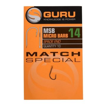 Carlige Guru MSB Micro Barbed, 10buc/plic