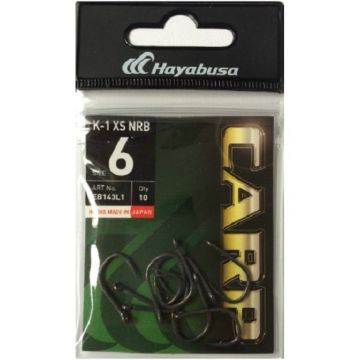 Carlige Hayabusa K1 XS Nonreflect, Black Nickel, 10buc/plic