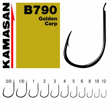 Carlige Kamasan B790 Golden Carp, Auriu