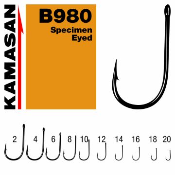 Carlige Kamasan B980, 10buc/plic