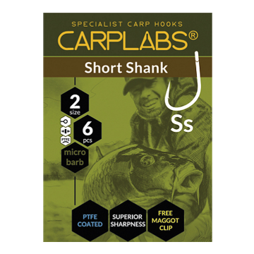 Carlige Konger Carplabs Short Shank, 6buc/plic