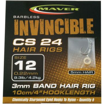 Carlige Legate Maver Invincible CS24 Banded, 8buc/plic