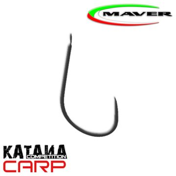 Carlige Maver Katana Competition Carp KC04B Barbless, 15buc/plic