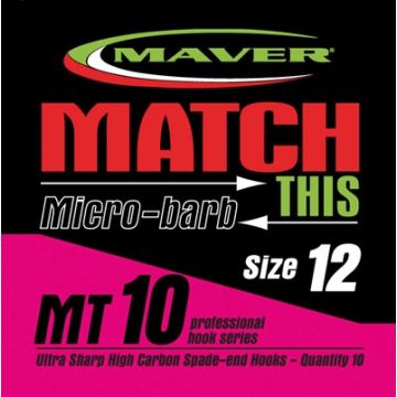 Carlige Maver Seria Match This MT10 (Bronz), 10buc/plic