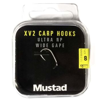 Carlige Mustad Carp XV2 Ultra NP Wide Gape, 10buc/plic
