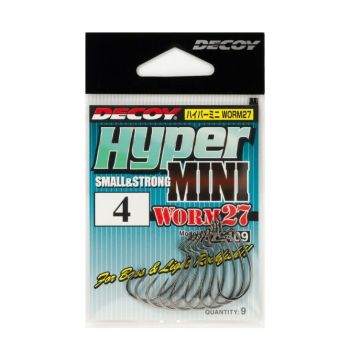 Carlige Offset Decoy 27 Worm Hyper Mini, 9bucplic