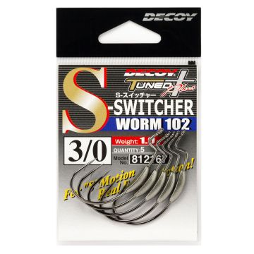 Carlige Offset Decoy S-Switcher Worm 102