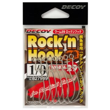 Carlige Offset Decoy Worm 29 Rock'n Hook