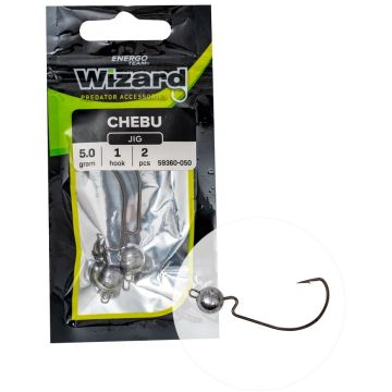 Carlige Offset Energoteam Wizard Chebu Jig, 3buc/plic