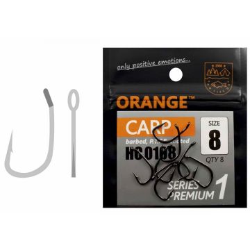 Carlige Orange Fishing Carp Hook Series 1, 8buc/plic