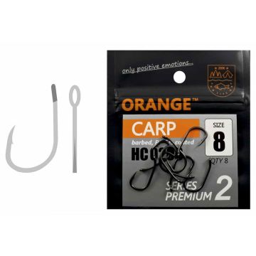 Carlige Orange Fishing Carp Hook Series 2, 8buc/plic
