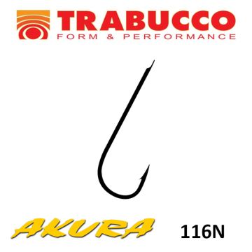 Carlige Trabucco Akura 116N, 15 buc/plic