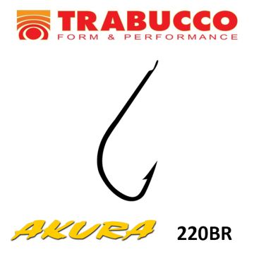 Carlige Trabucco Akura 220BR, 15 buc/plic