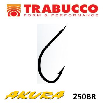 Carlige Trabucco Akura 250BR, 15 buc/plic
