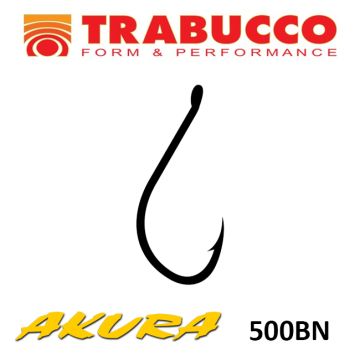 Carlige Trabucco Akura 500BN, 10 buc/plic