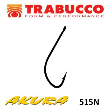 Carlige Trabucco Akura 515N, 15 buc/plic