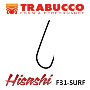 Carlige Trabucco Hisashi F31-Surf, 15 buc/plic