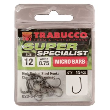 Carlige Trabucco Super Specialist, 15 buc/plic