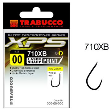 Carlige Trabucco XPS 710XB, 25 buc/plic