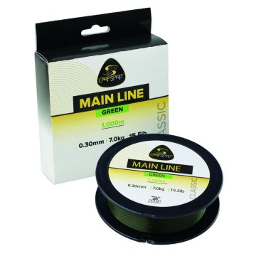 Fir Monofilament Carp Spirit Mainline, Verde, 1000m