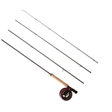 Combo Greys Lanseta Tail, 3.05m, 7 WT, 4buc + Mulineta Tail Fly Reel 7/8 WT