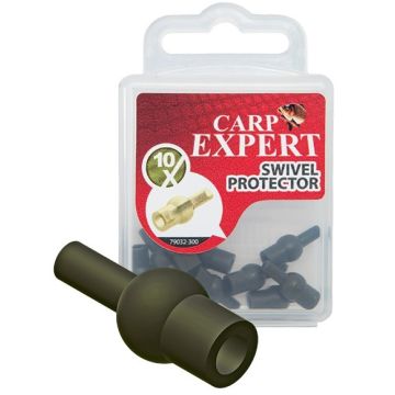 Con Protectie Agrafa/Vartej Carp Expert Swivel Protector, 10buc/cutie 