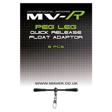 Conector tip T cu Agrafa MV-R Peg Leg Quick Release Float Adaptor, 3buc/plic