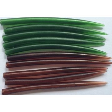Conuri Antitangle Mostiro Brown&Green Sleeves, 10buc/plic