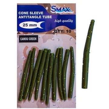 Conuri Antitangle Smax Antitangle Sleeves, Camo Green, 10buc/plic
