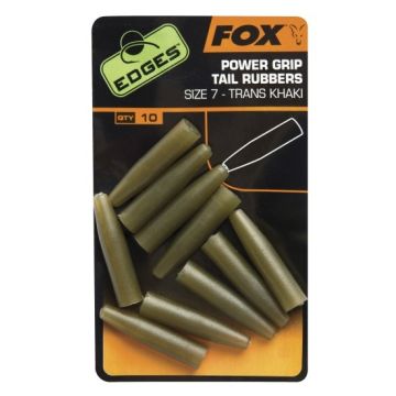 Conuri FOX Power Grip Tail Rubbers Nr.7, 10buc/plic