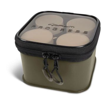 Cutie Korum Progress EVA Hookbait Pouch 4 Tub, 14x14x10cm