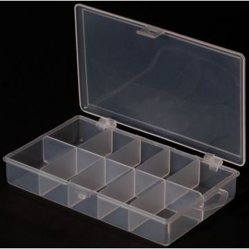Cutie pentru AccesoriiNaluci Leeda 10 Compartment Tackle Box, 18x11.5x3cm